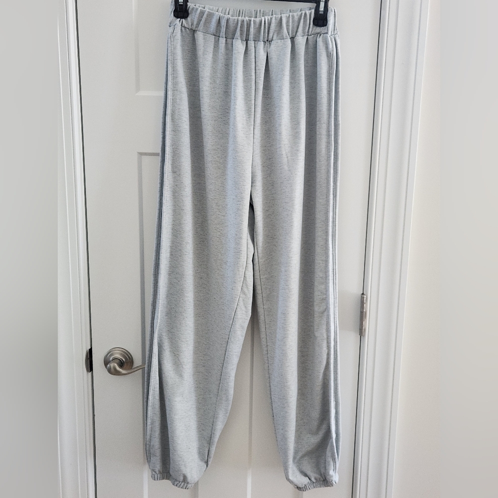 Romwe Gray Joggers Large